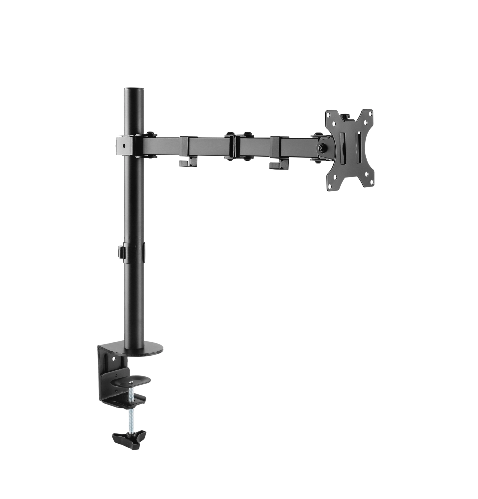 Sinox Office Single Monitor Desk Mount. Up to 32". Black