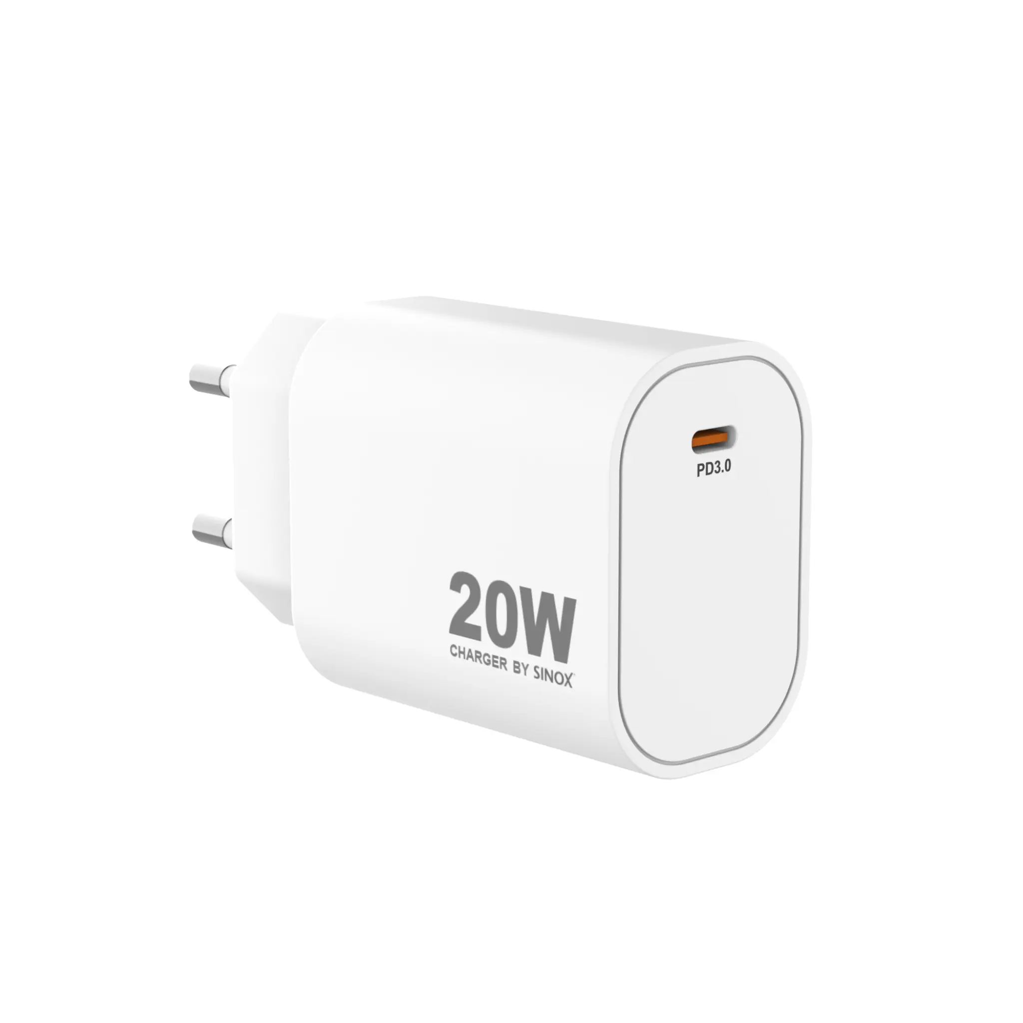 Sinox PRO Wall Charger USB-C PD 20W. White