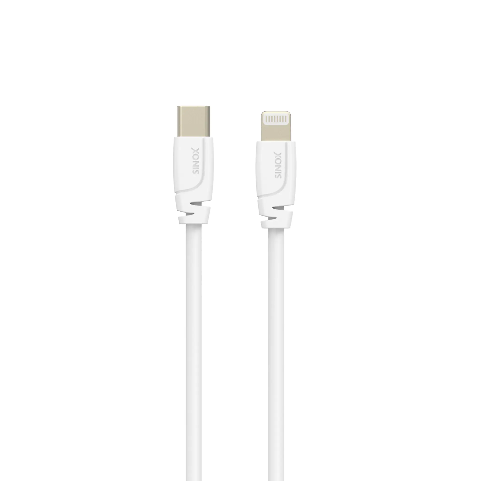 Sinox PRO USB C to Lightning Cable. 0.5m. White