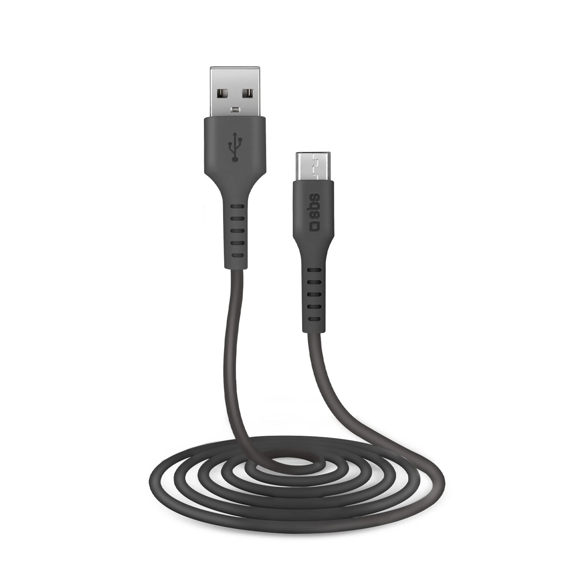 SBS Micro USB Cable. 2m. Black