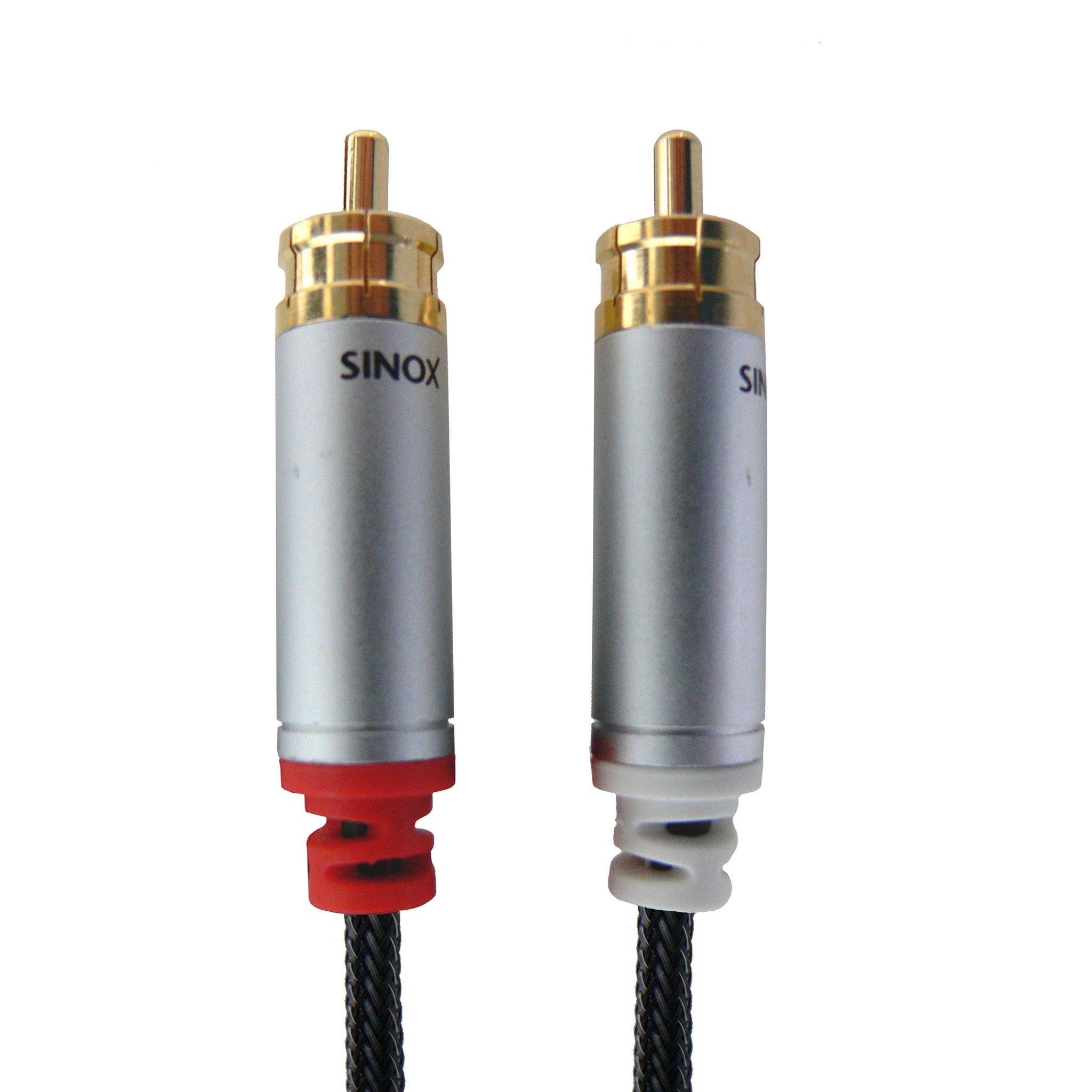 Sinox Phono Cable. 0.75m. Black