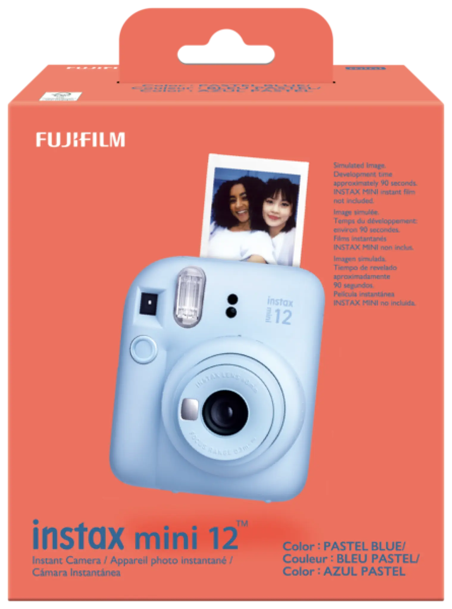INSTAX Mini 12 kamera. Pastel blå