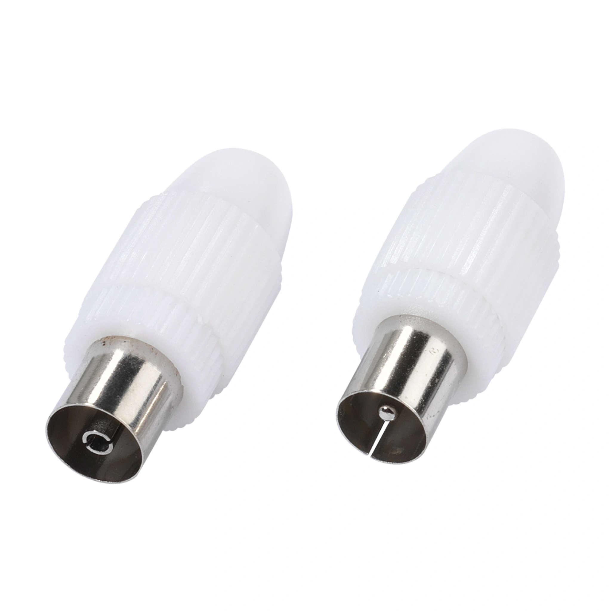 Vivanco Koaksialstik- og bøsningsæt til 4,5 til 7,5 mm antennekabler