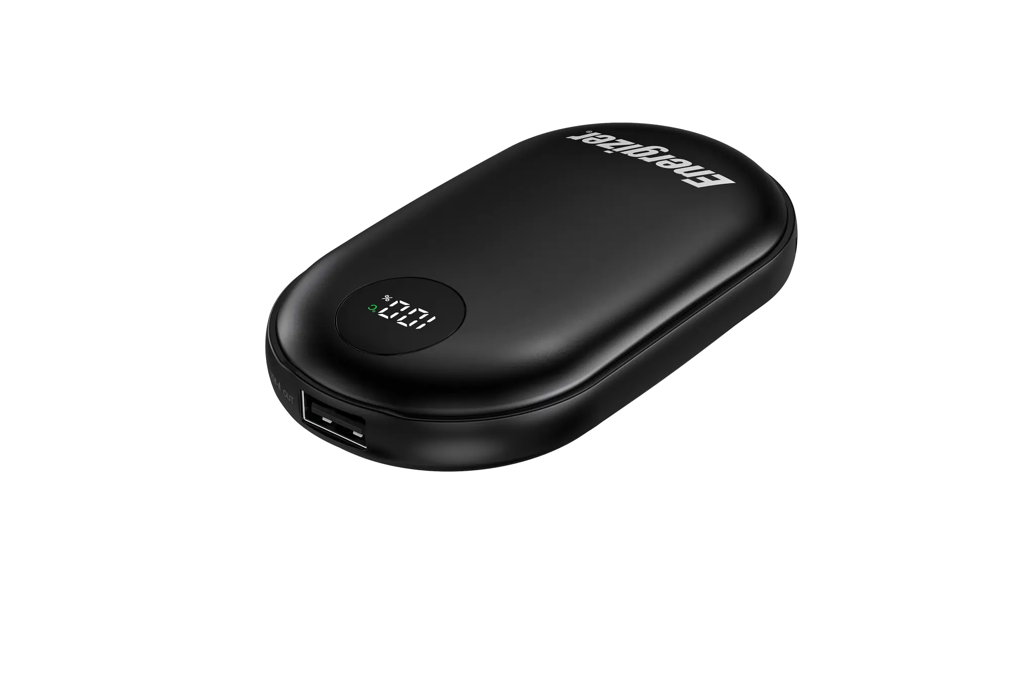 Energizer 2-in-1 Hand Warmer and Power Bank. Black