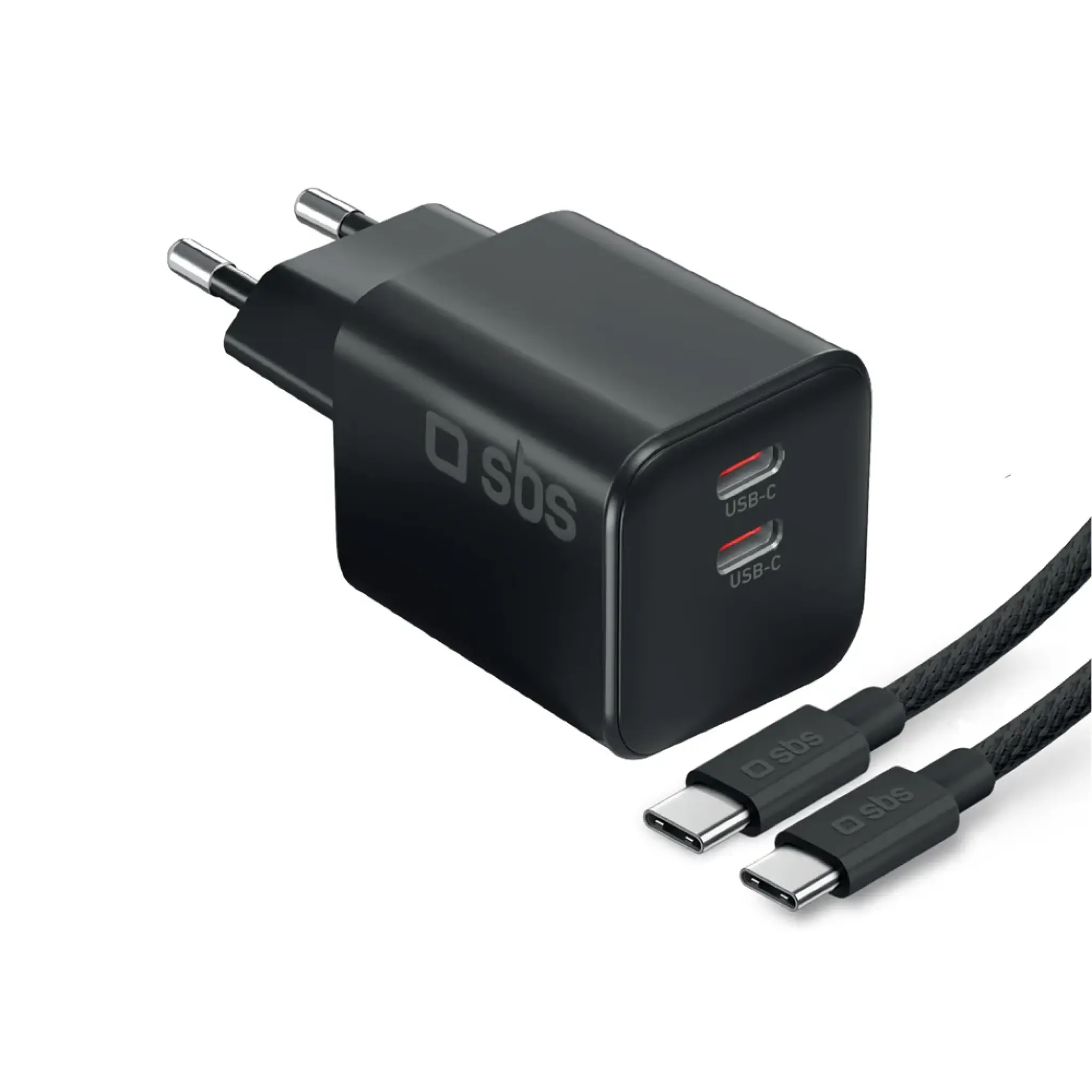SBS-opladningssæt 100 W, sort