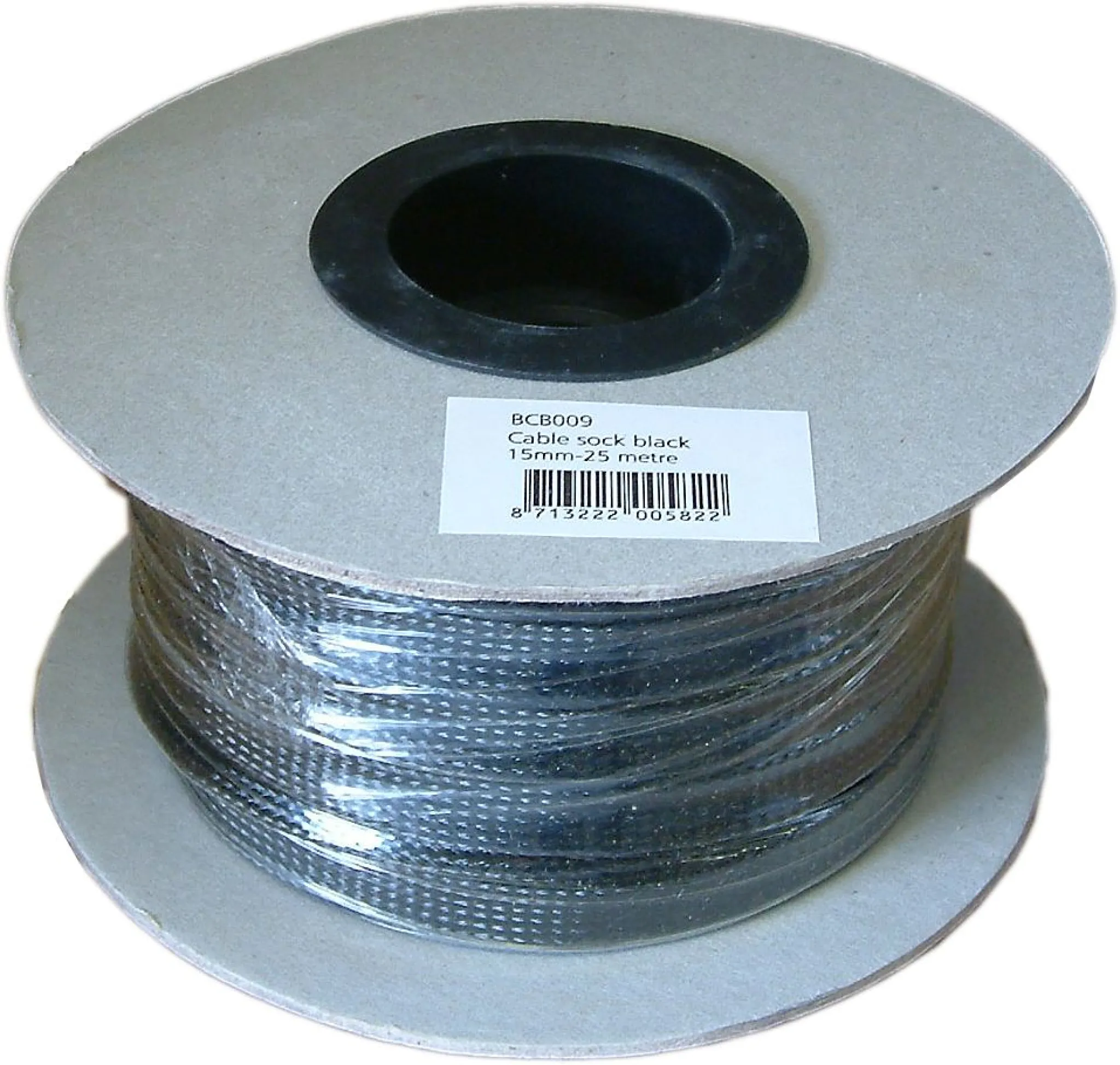 Cavus Cable Sleeve 15mm. 25m. Sort