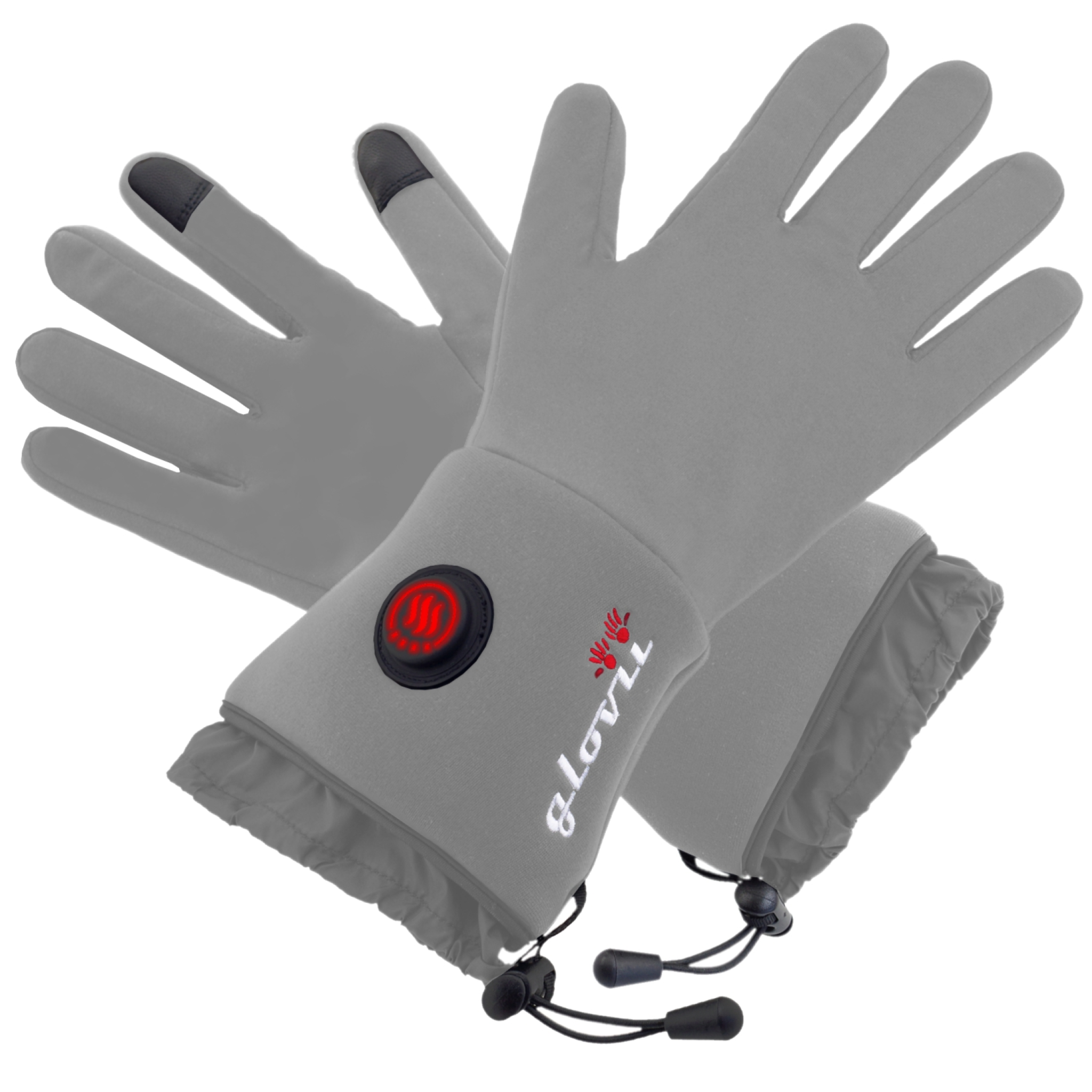 Glovii Heated Universal Gloves XS. Grey