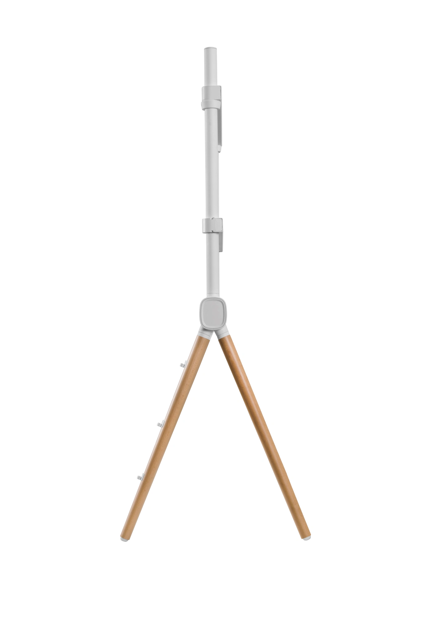 Sinox Quadrupod TV Floor Stand. 60"-75". White & Beech