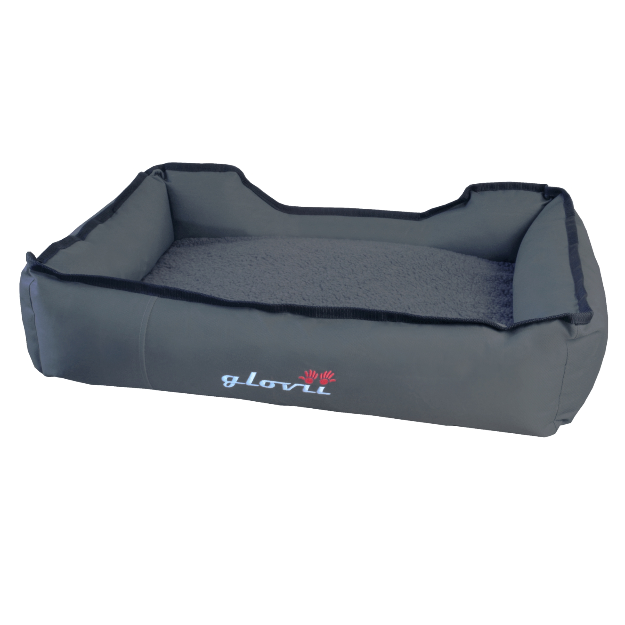 Glovii Heated Pet's Bed L. Grey