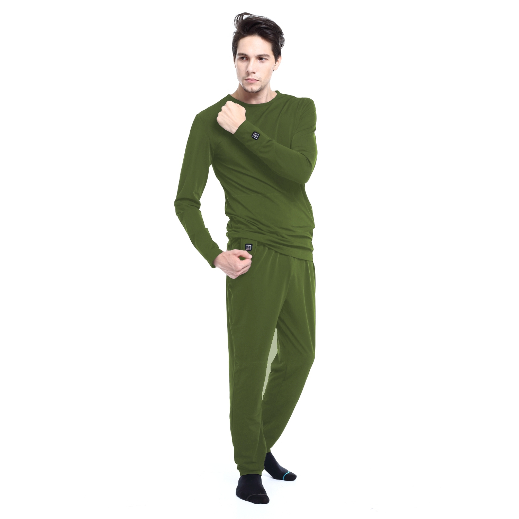 Glovii Heated Sweatshirt L. Green Glovii Heated Sweatshirt L. Green