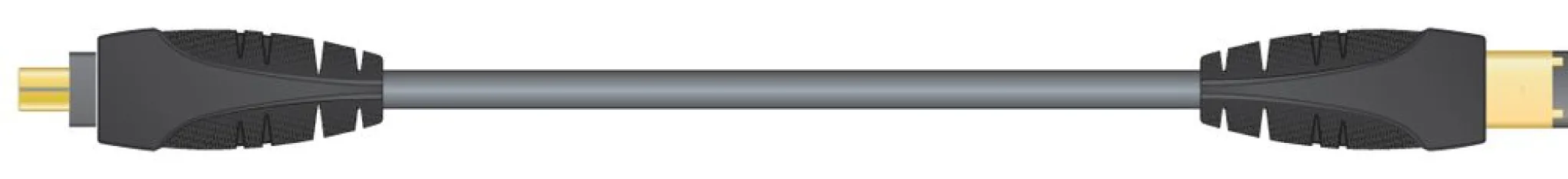 Sinox Firewire Cable. 2m. Grey/Black