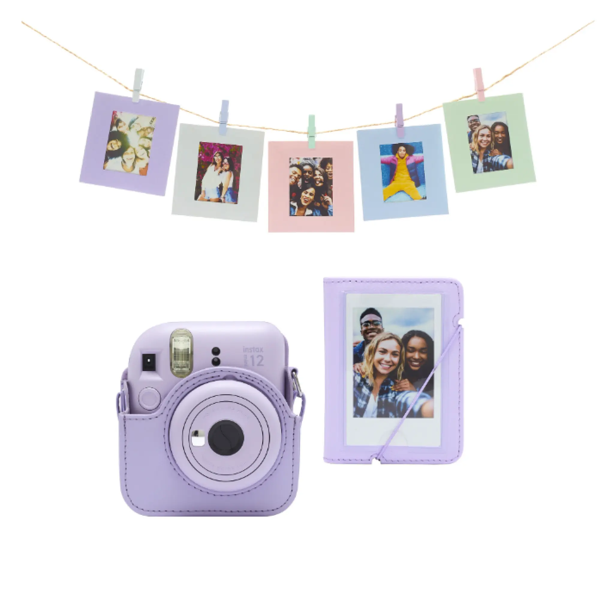 INSTAX Mini 12 Accessory Kit. Lilla