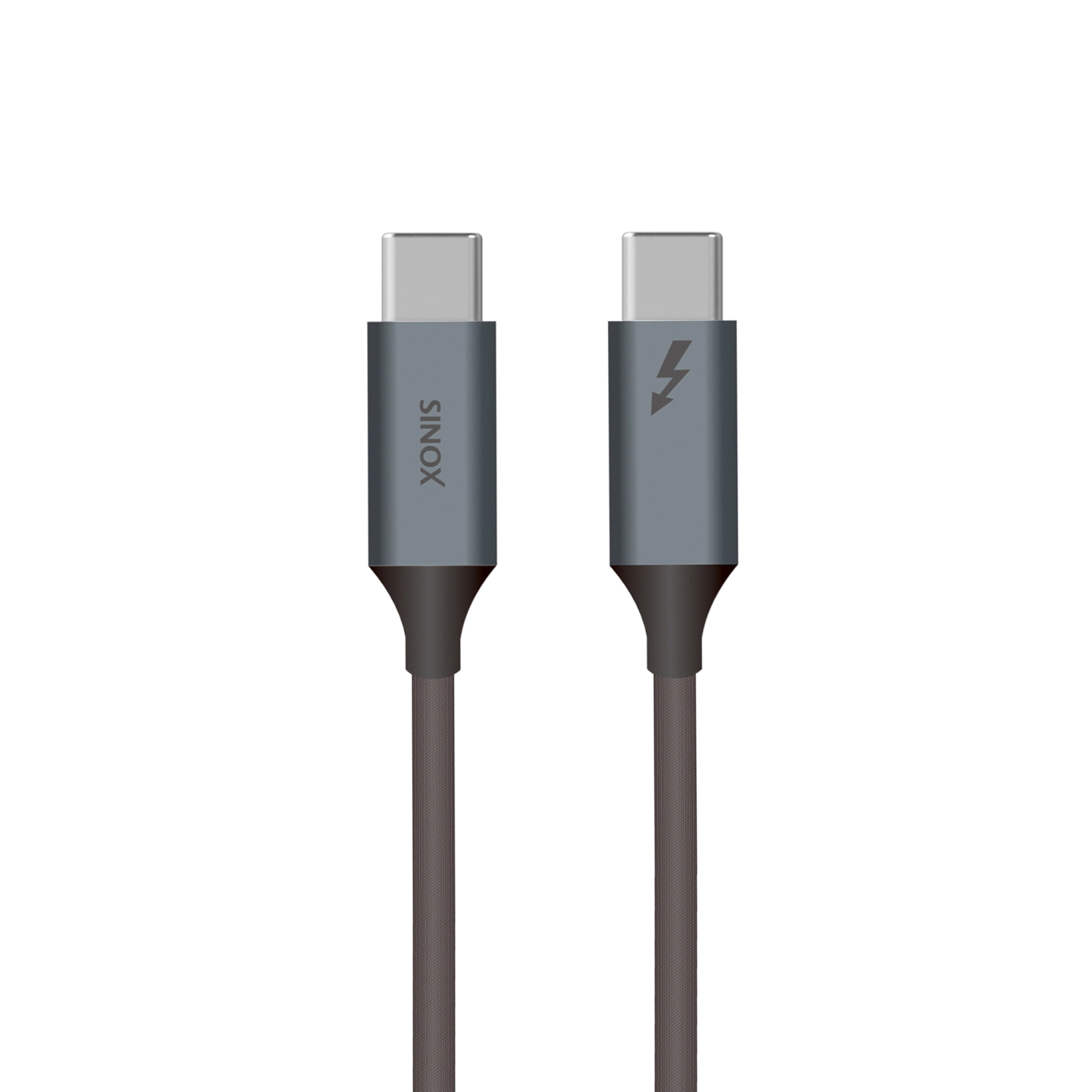 Sinox PRO USB C 4.0 Cable (Thunderbolt®). 1m. Black