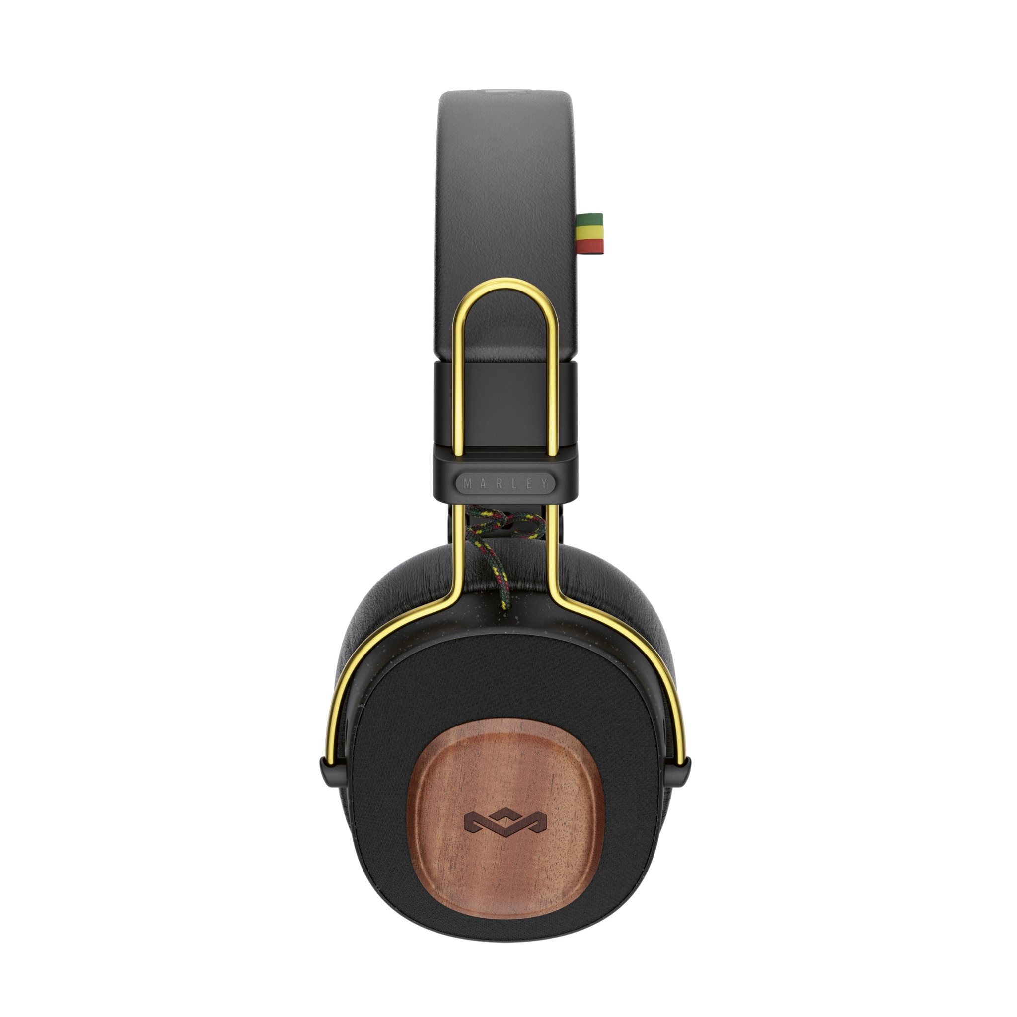 Marley Positive Vibration Riddim-hovedtelefoner. Rasta