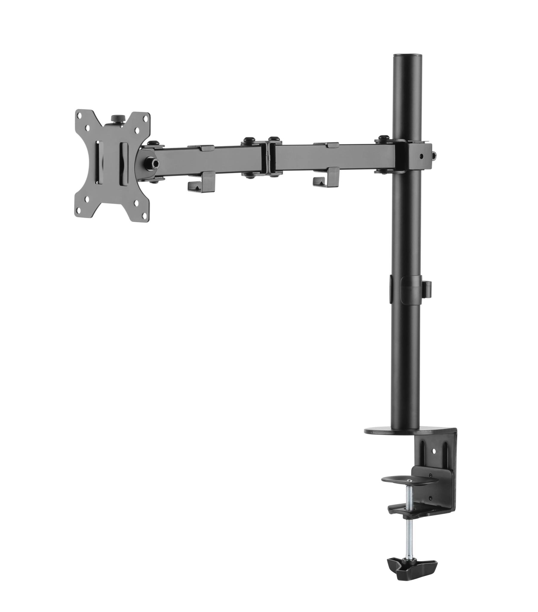 Sinox Office Single Monitor Desk Mount. Up to 32". Black