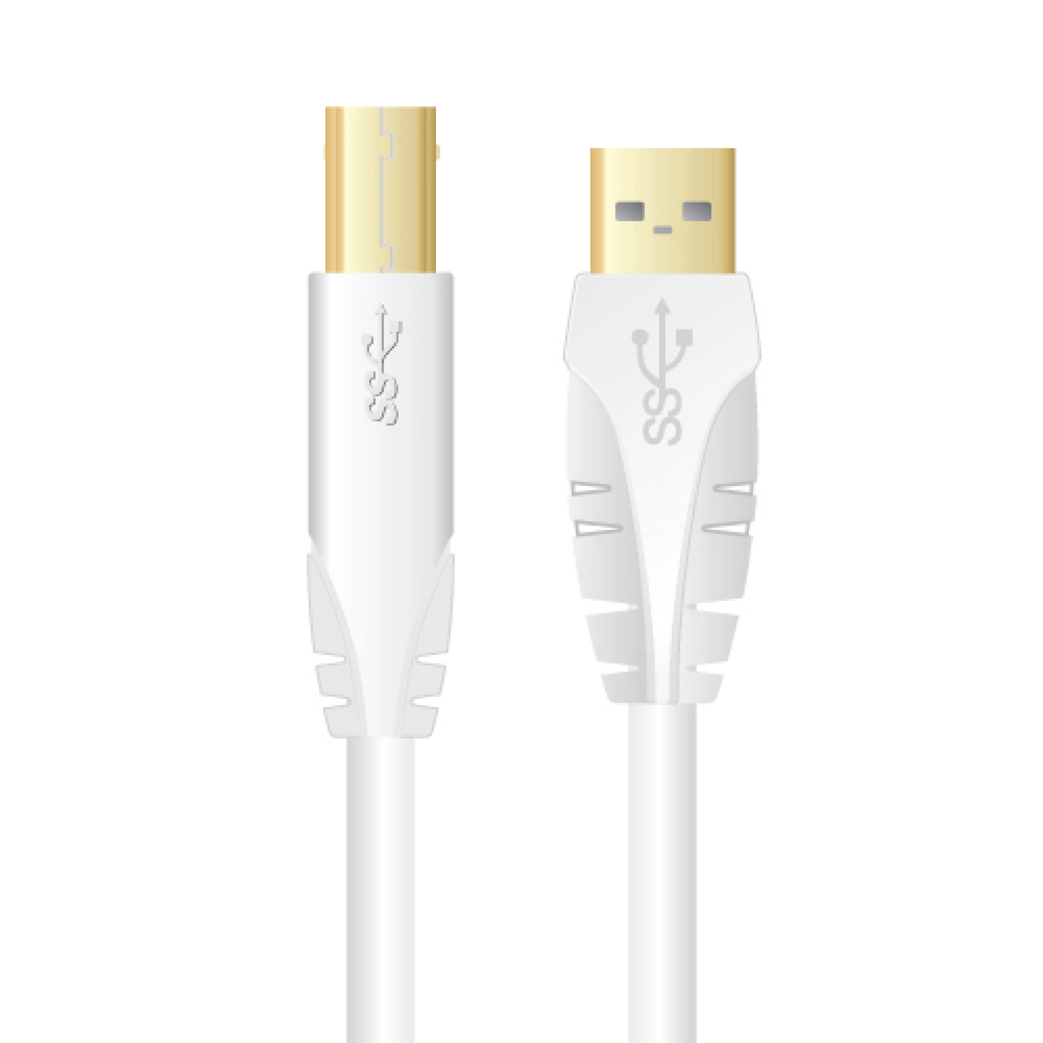 Sinox USB 3.0 Printer Cable. 1m. White
