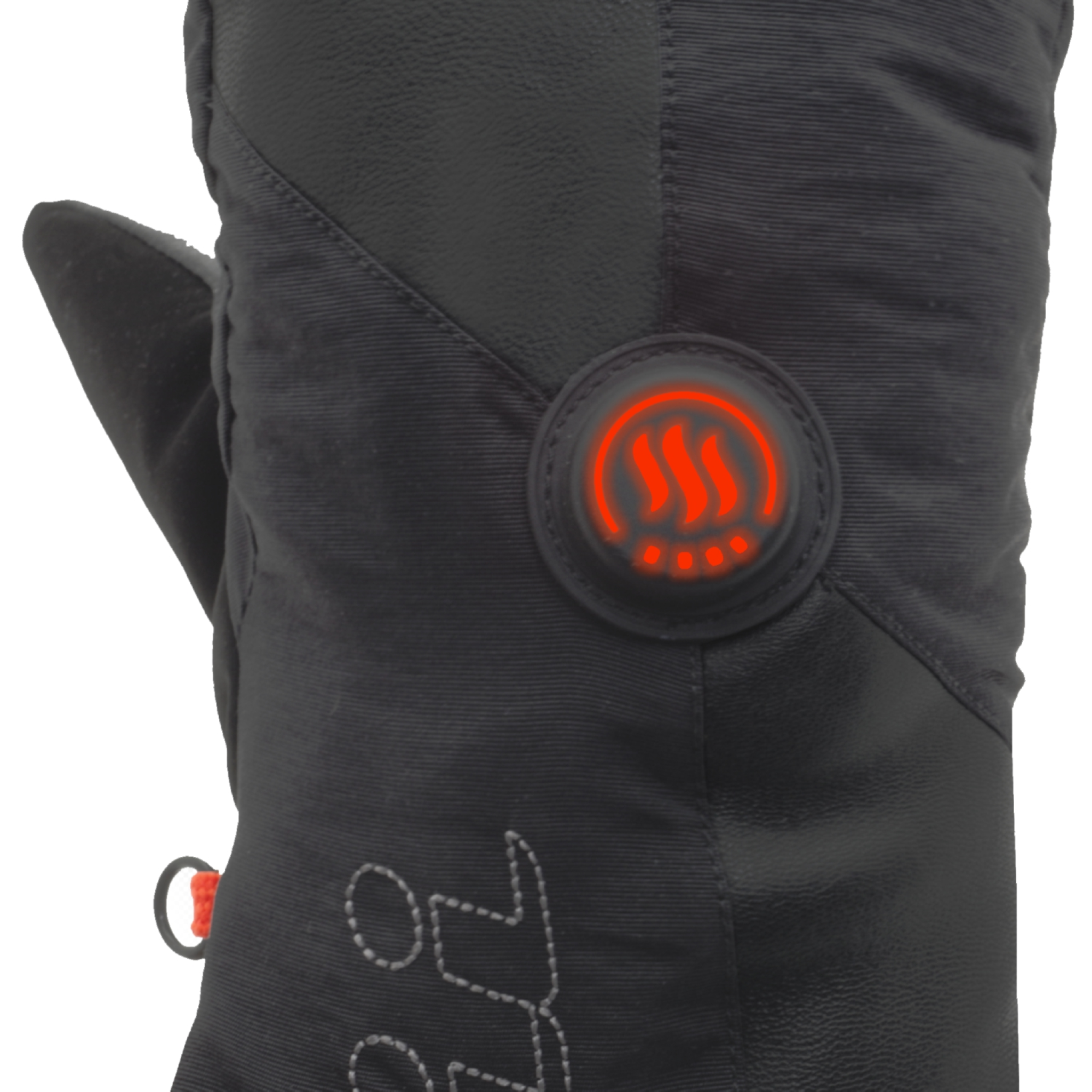 Glovii Heated Mittens XL. Black