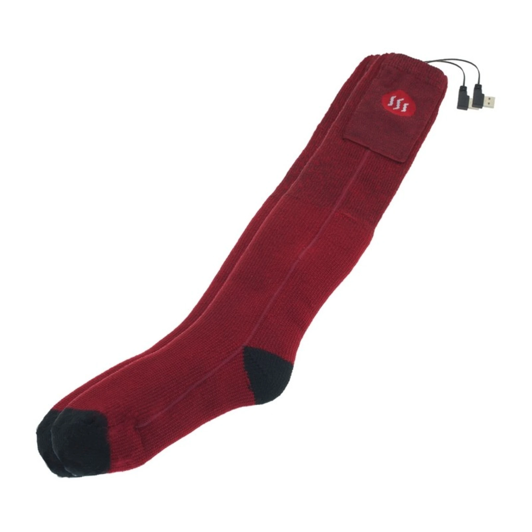 Glovii Heated Socks with Remote L. Red
