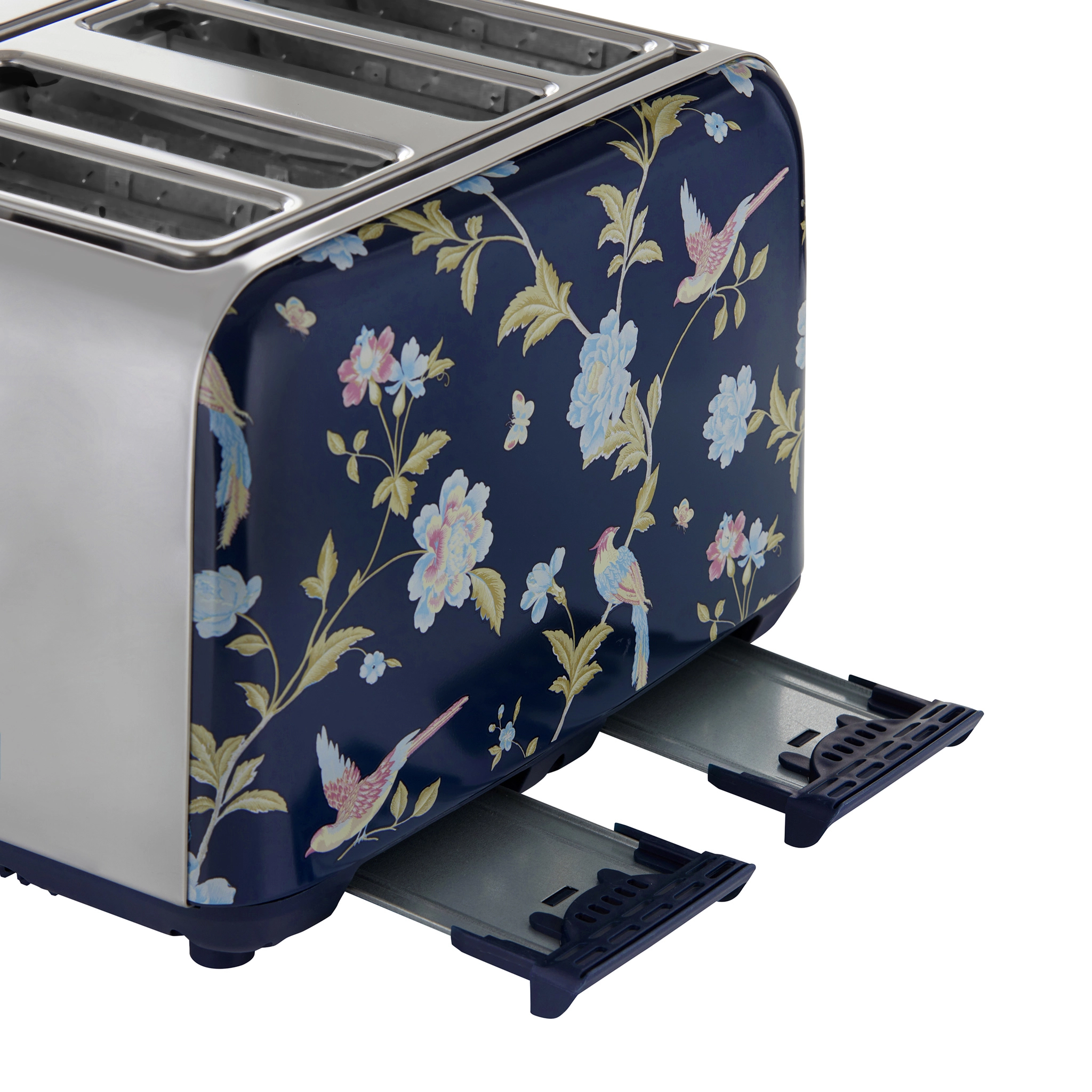 VQ Laura Ashley Slice Toaster. Blå/sølv