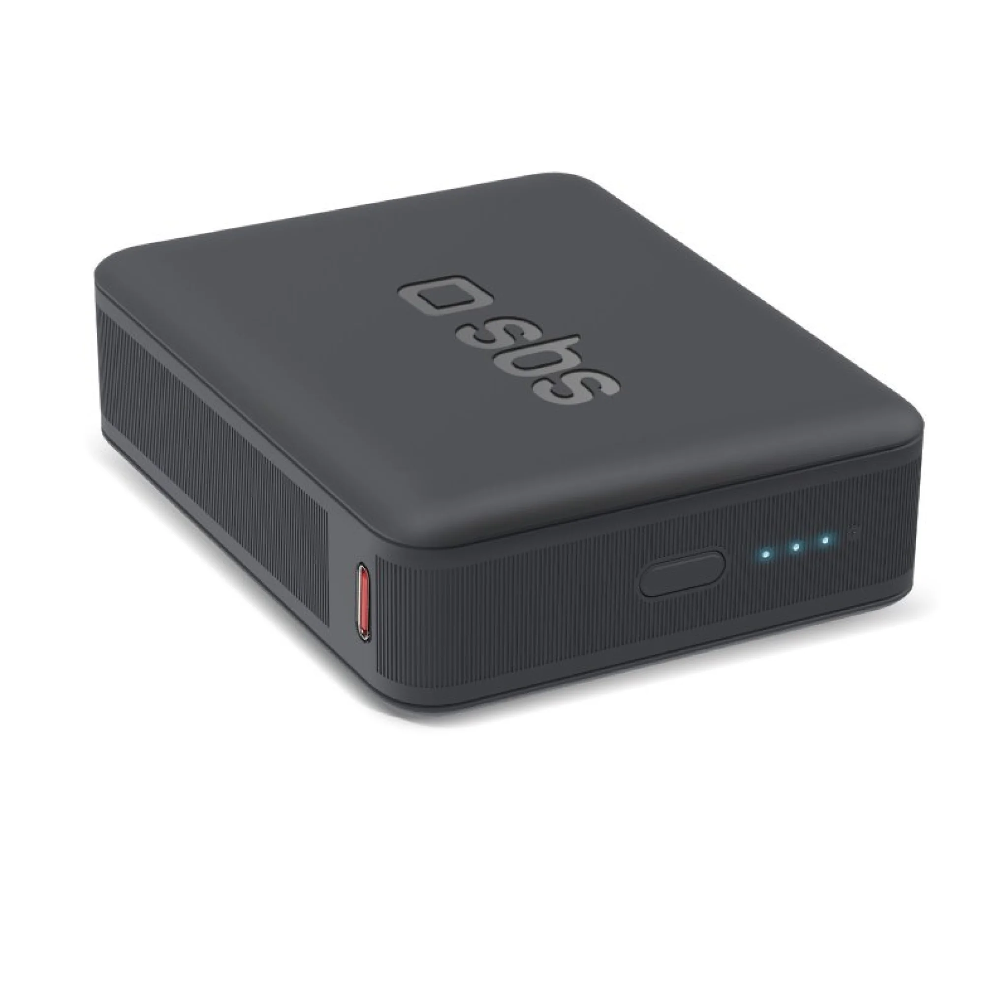 SBS 10,000 mAh PD powerbank. Black