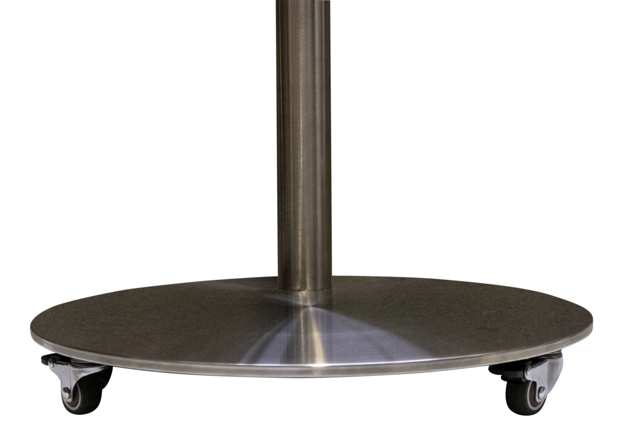 Sinox StandView TV Floor Mount with wheels and rotatable top. 26"-65". Alu finish