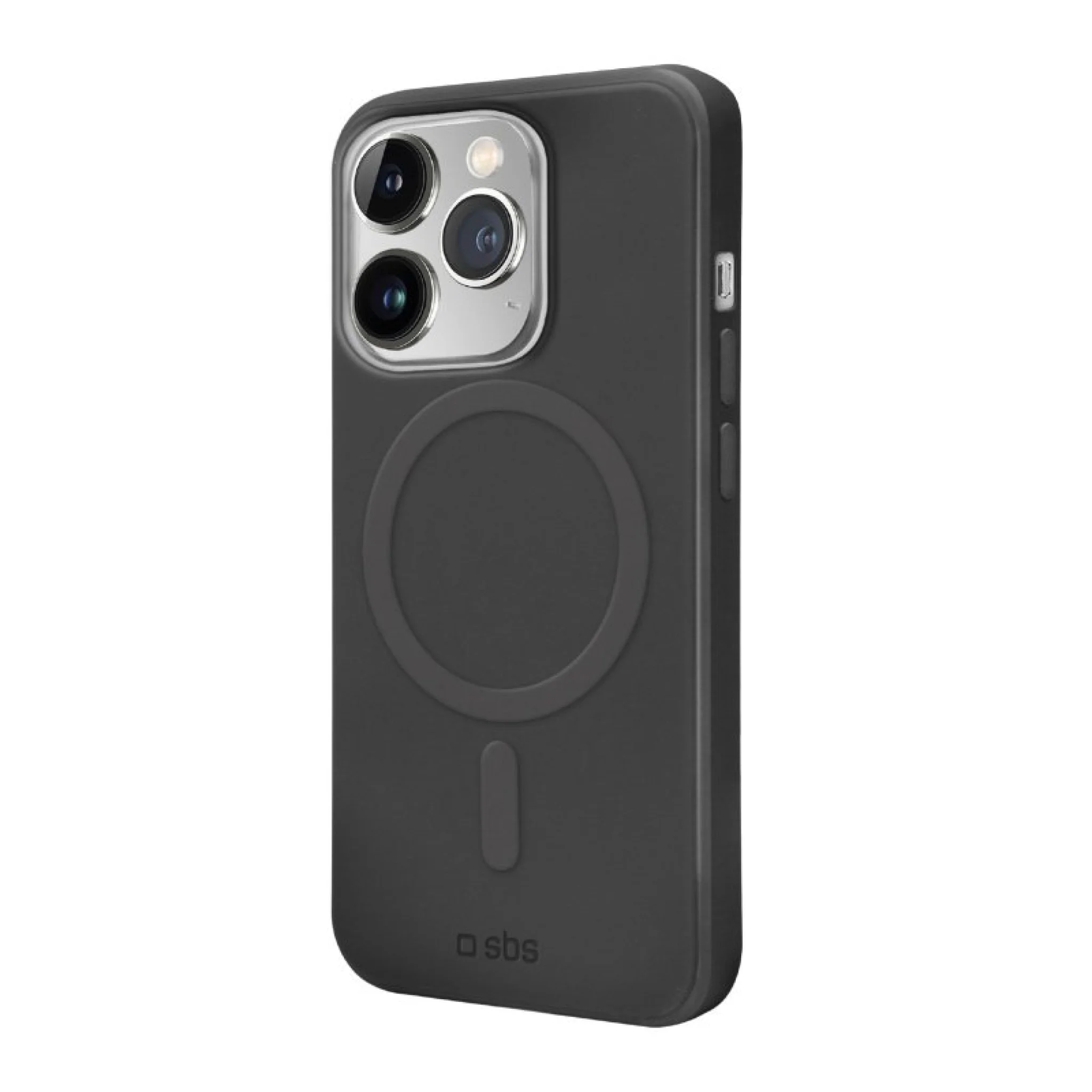 SBS Novelty MagSafe® kompatibelt cover til iPhone 14 Pro® med magnetisk opladning. Sort