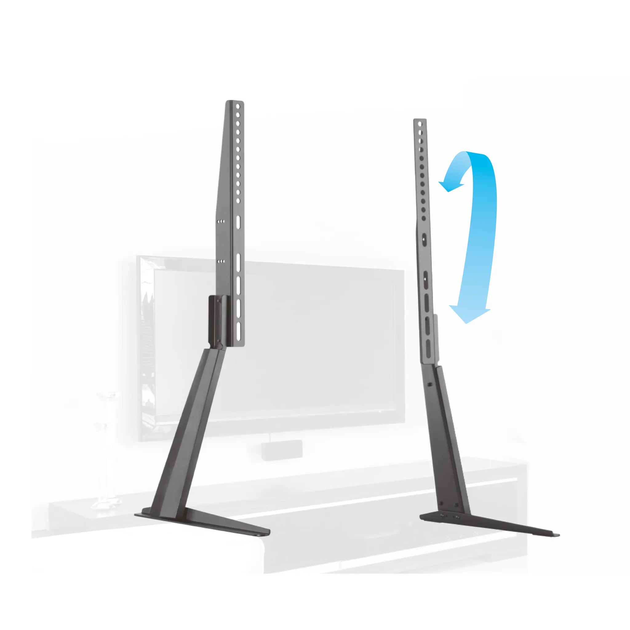 Sinox TV Desk Mount. Fits TVs up to 70". Black