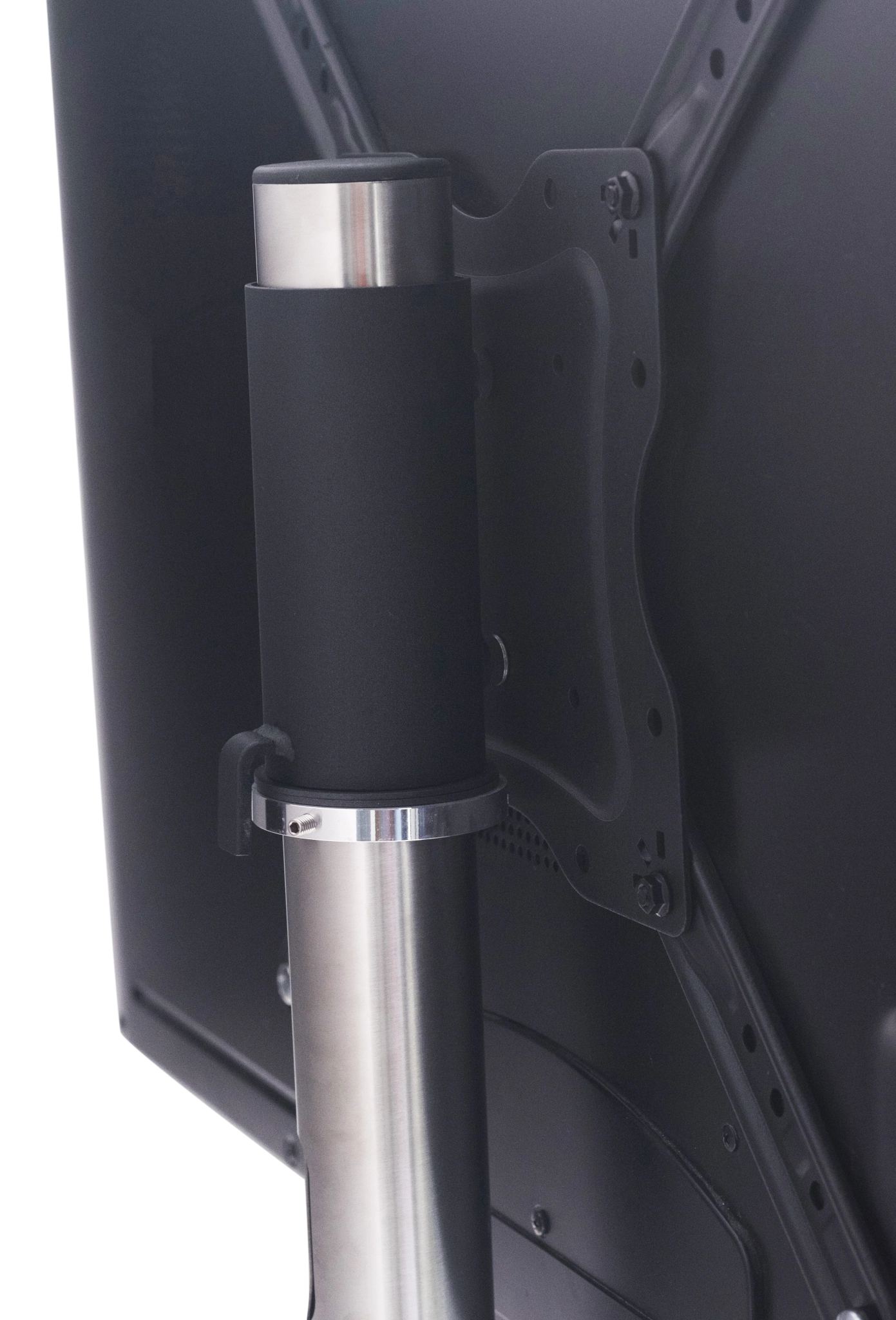 Sinox StandView TV Floor Mount with rotatable top. 26"-65". Alu finish